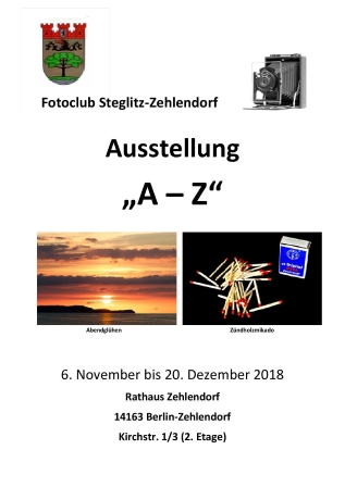 A - Z Zu jedem Buchstaben ein Foto A - Z Zu jedem Buchstaben ein Foto